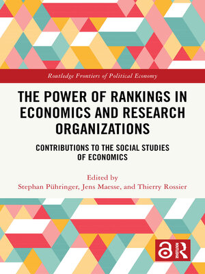 cover image of The Power of Rankings in Economics and Research Organizations